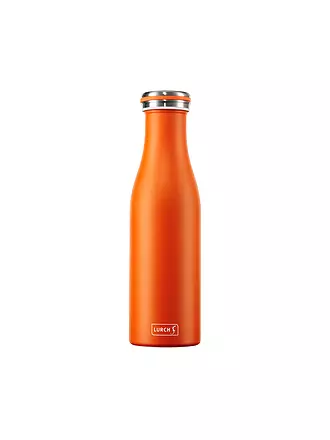 LURCH | Isolierflasche - Thermosflasche Edelstahl 0,5l  Orange | 